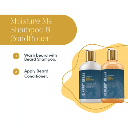 &quot;Moisture Me&quot; Beard Shampoo &amp; Conditioner