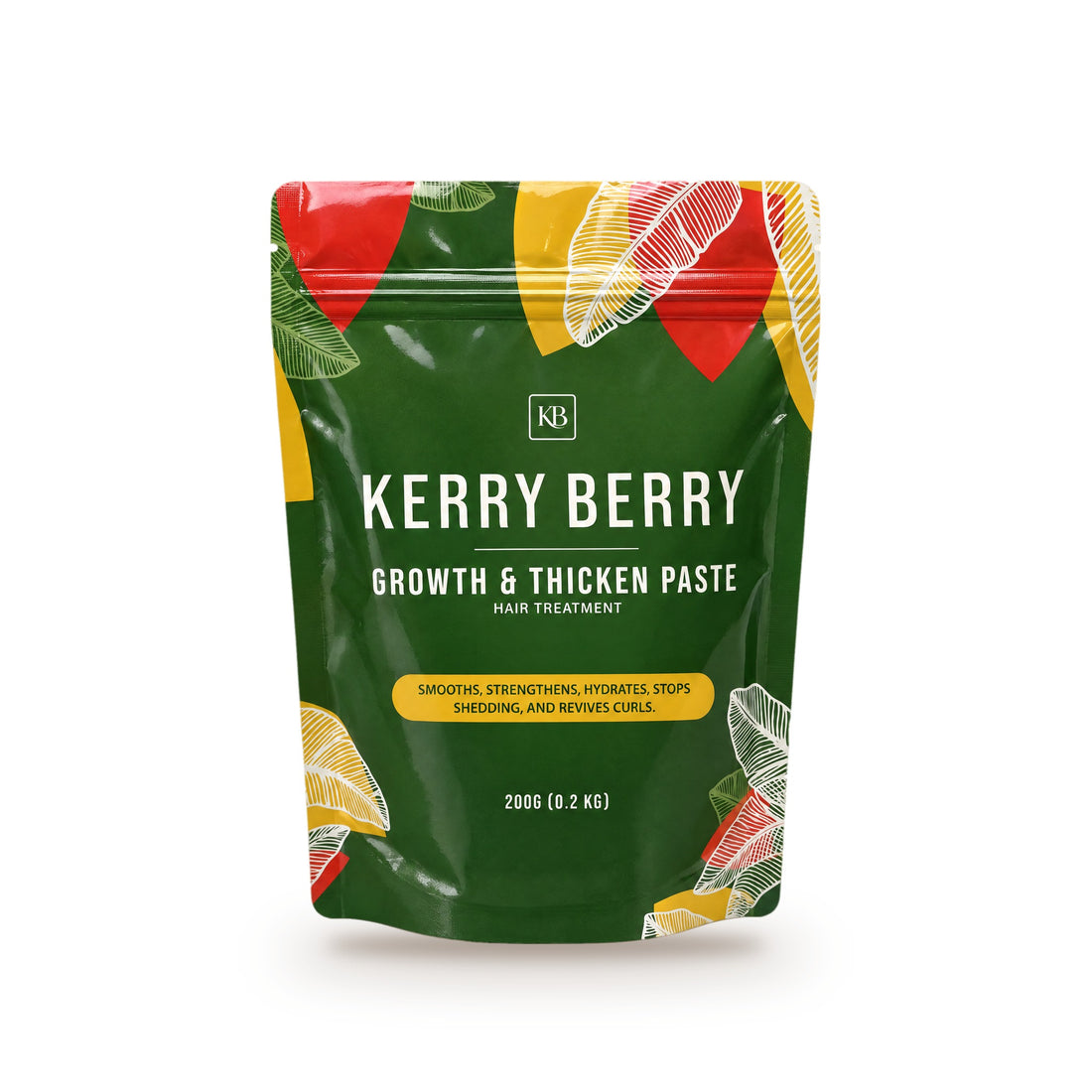Kerry Berry Growth and Thicken Paste 200g green pouch on a white background